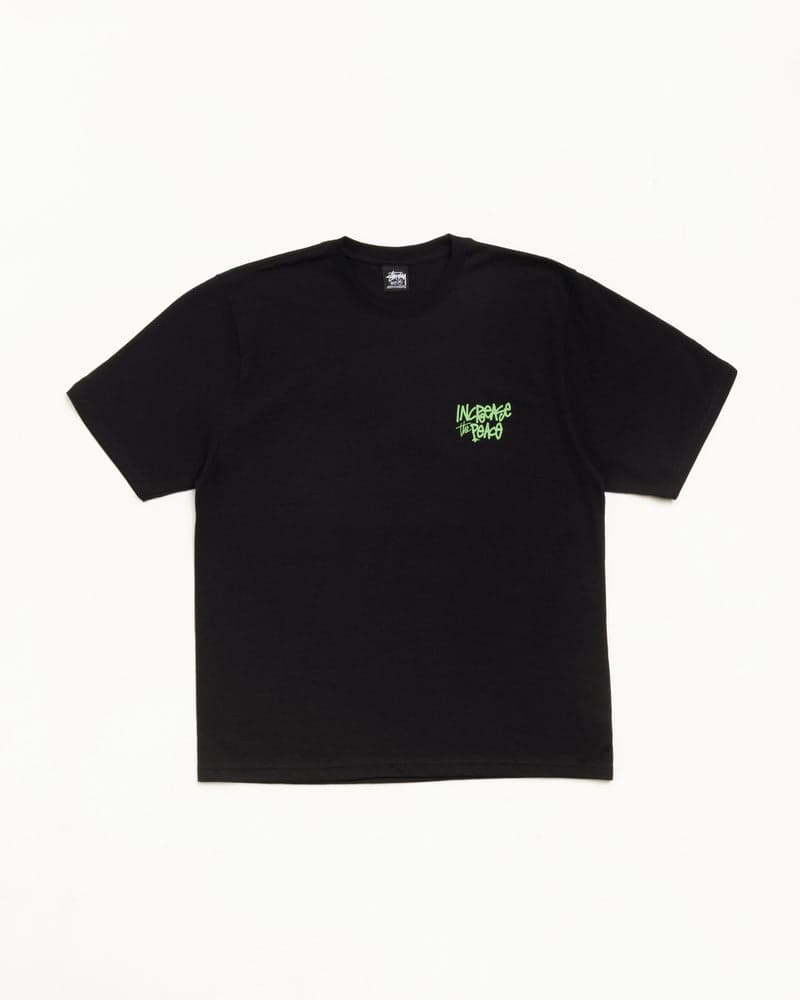 Black peace increased tee