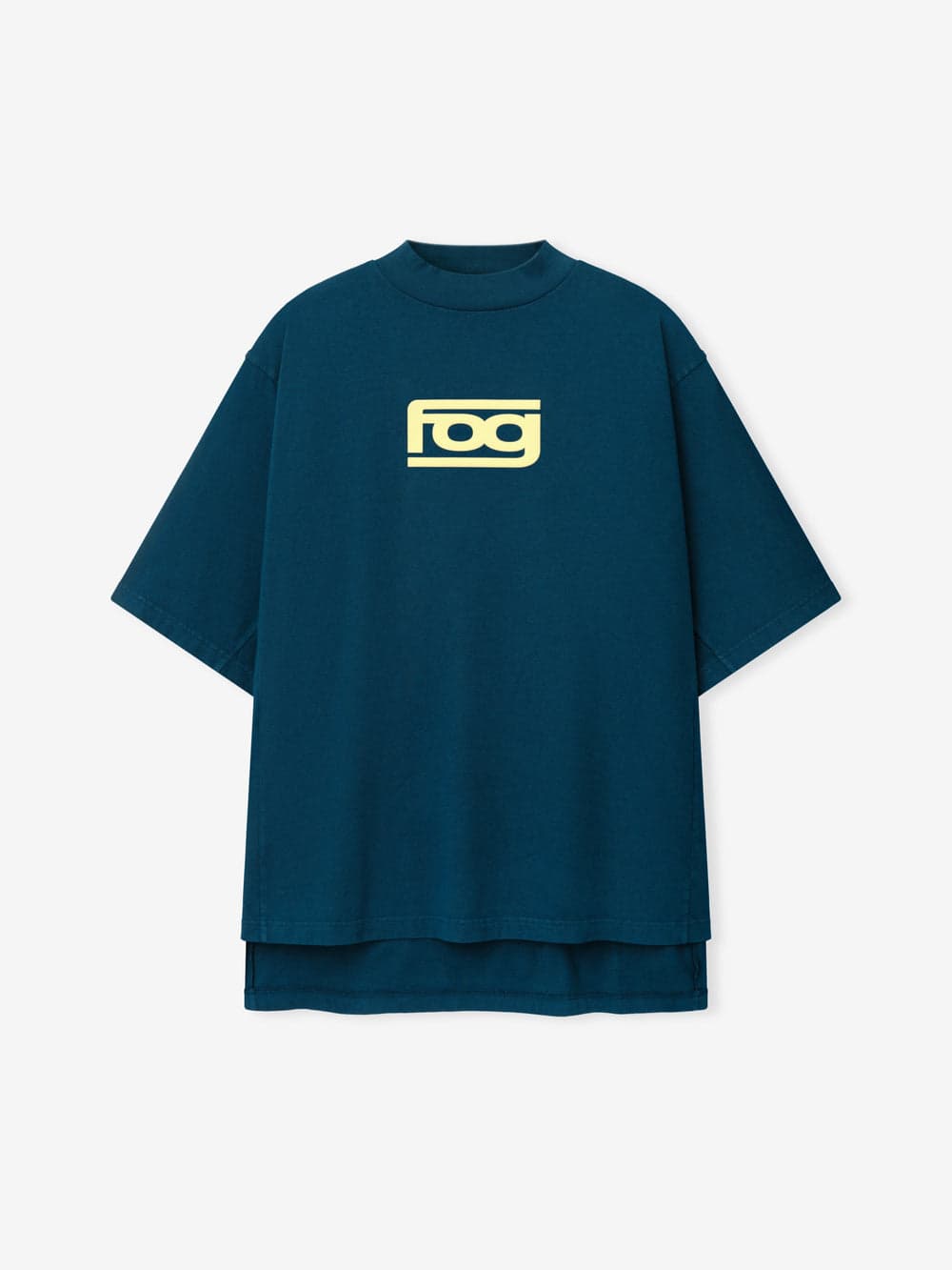 Washed Night Sea panelled modern tee