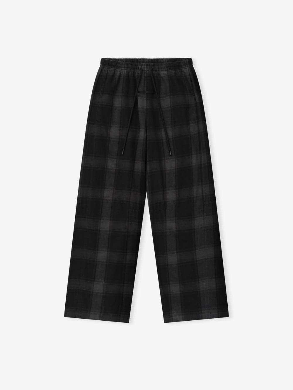 Overdyed Vintage Black Plaid articulated lounge pant
