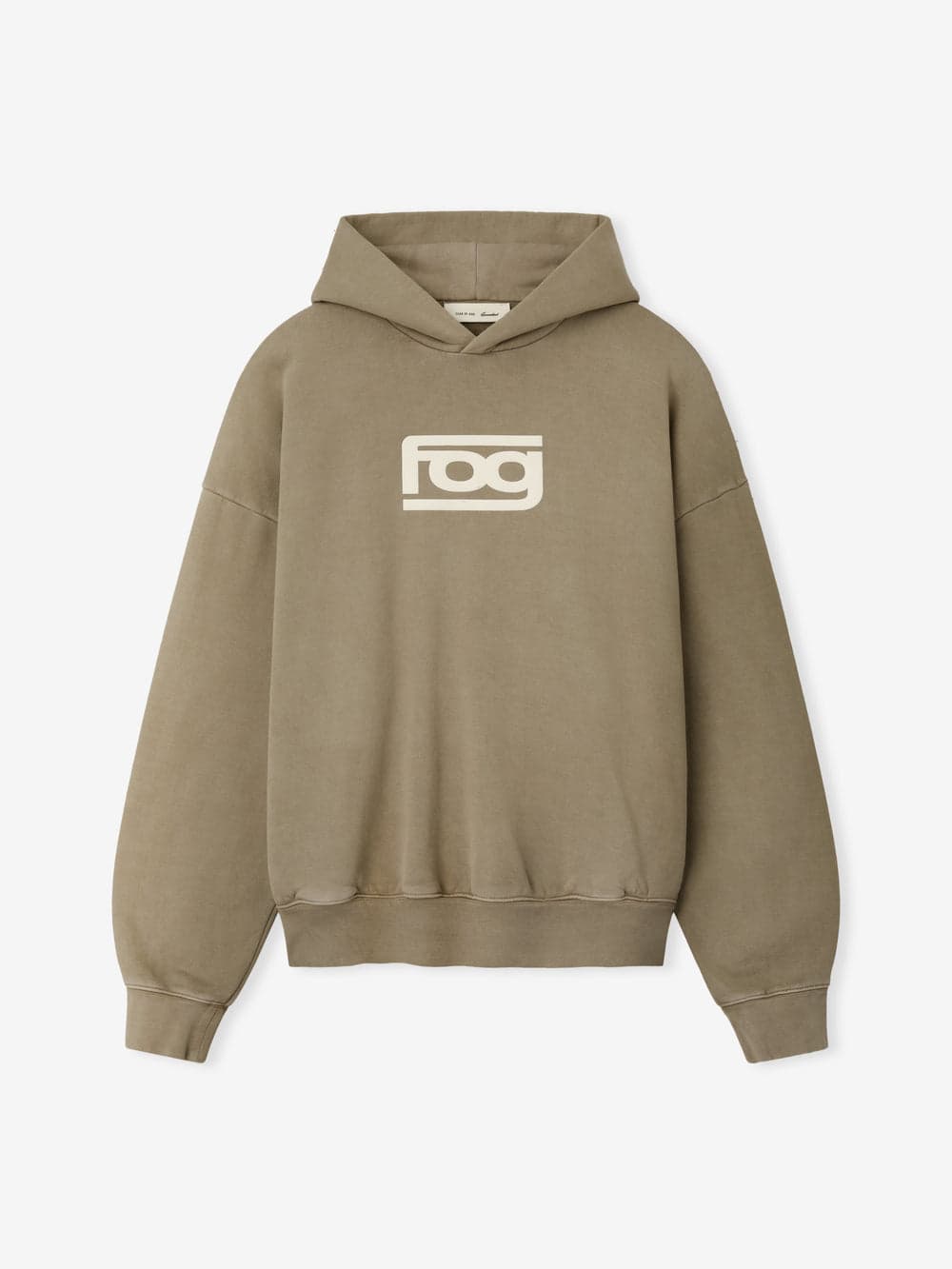 Washed Clay classic raglan hoodie