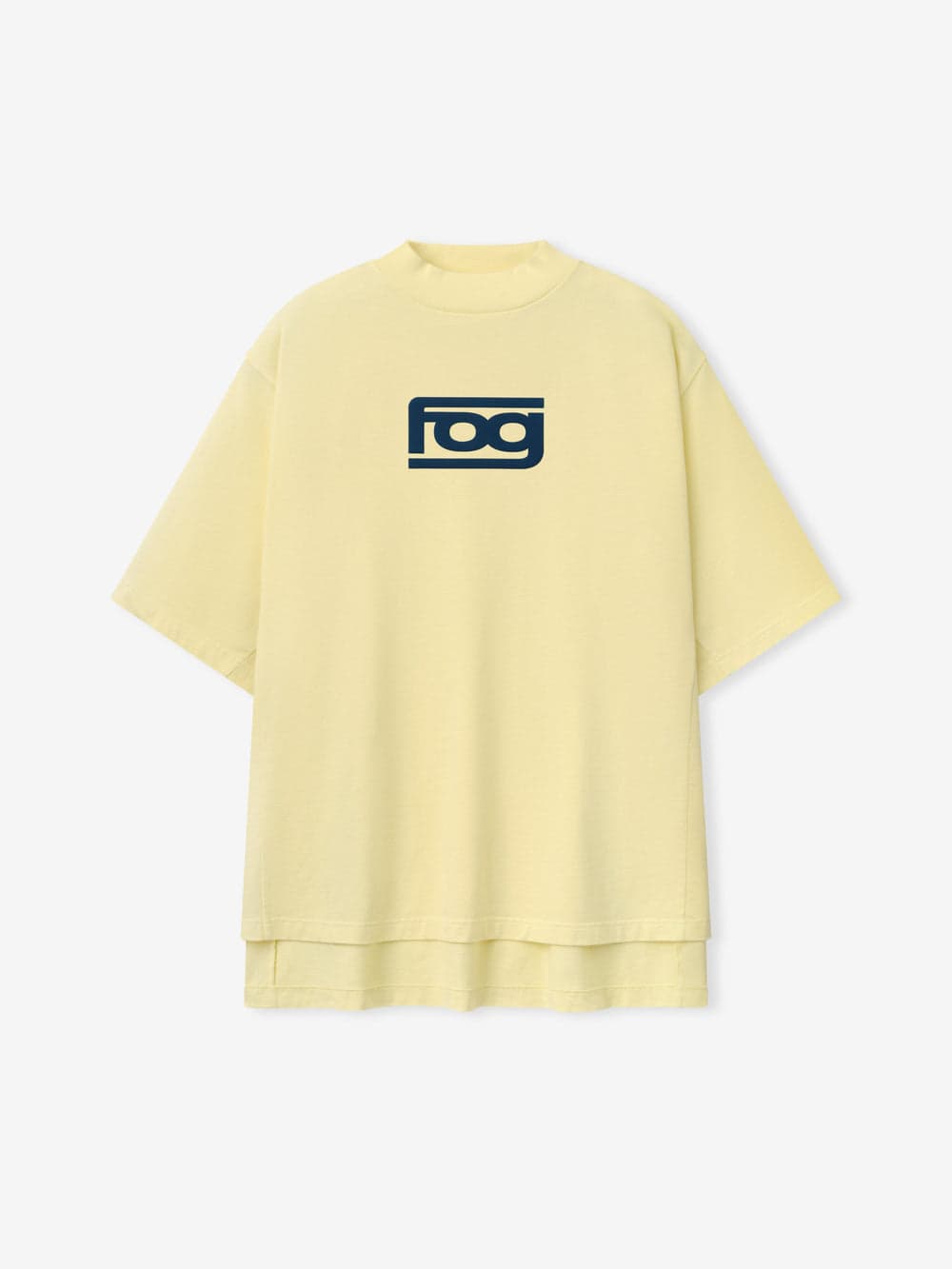 Washed Sulphur panelled modern tee