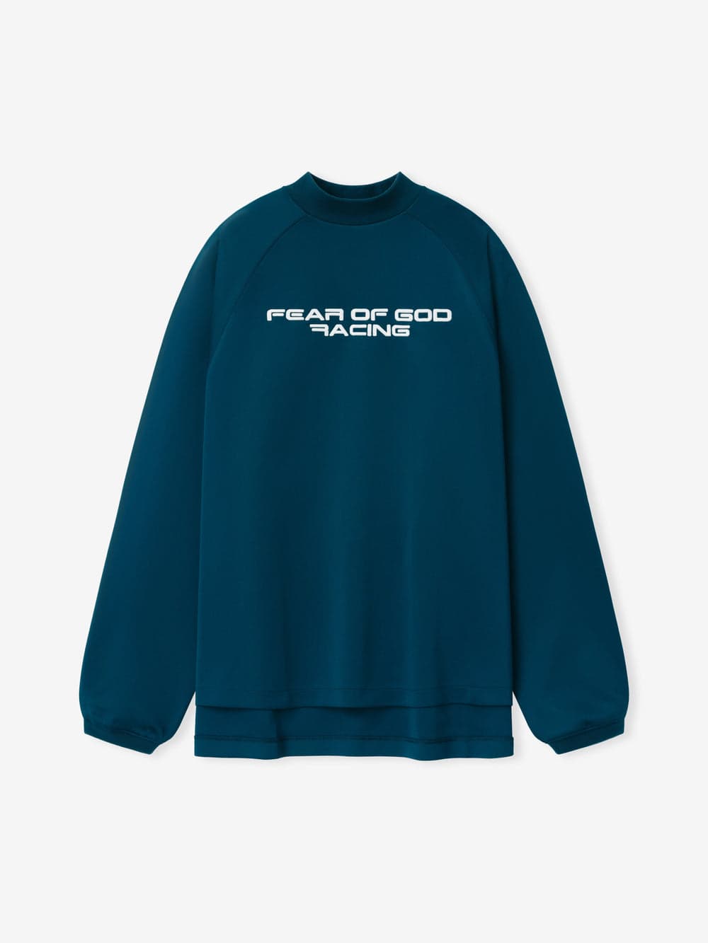 Night Sea tricot 90s relaxed long sleeve mock neck