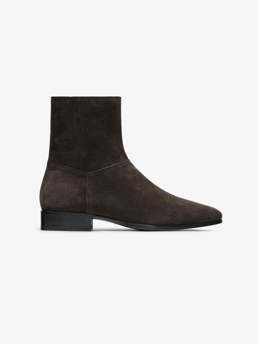 Dark Brown suede ankle boot